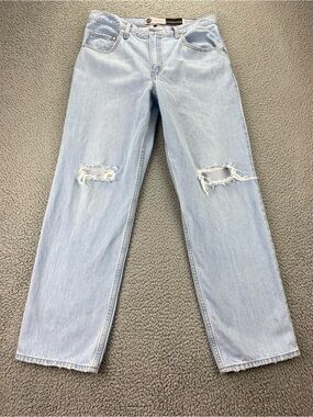 Levi’s SilverTab ’94 Baggy Women’s Light Wash Distressed Ripped Jeans  Size: W31